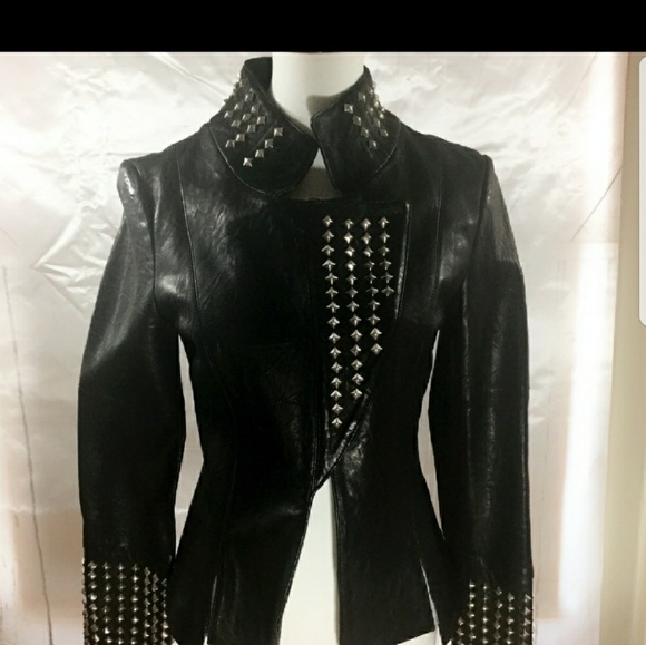 Thomas Wylde Jackets & Blazers - AUTH THOMAS WYLDE STUDDED LEATHER JACKET